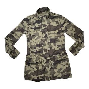 Miami Jacket Women's‎ Camo Military Style Full Zip Large Has Pockets